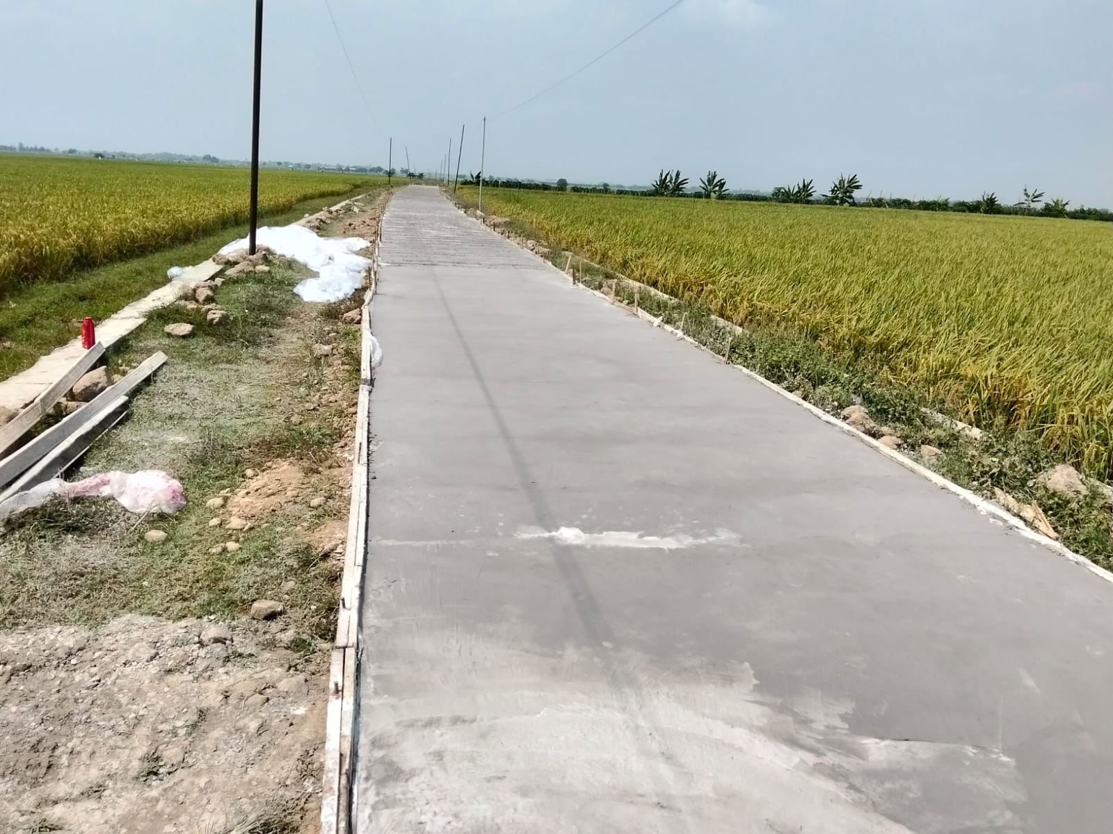 Jalan Usaha Tani di Desa Sidamulya Dibangun Lewat Anggaran APBD 2025